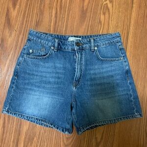 Pull & Bear Womens Blue Denim Jean Shorts Size 26